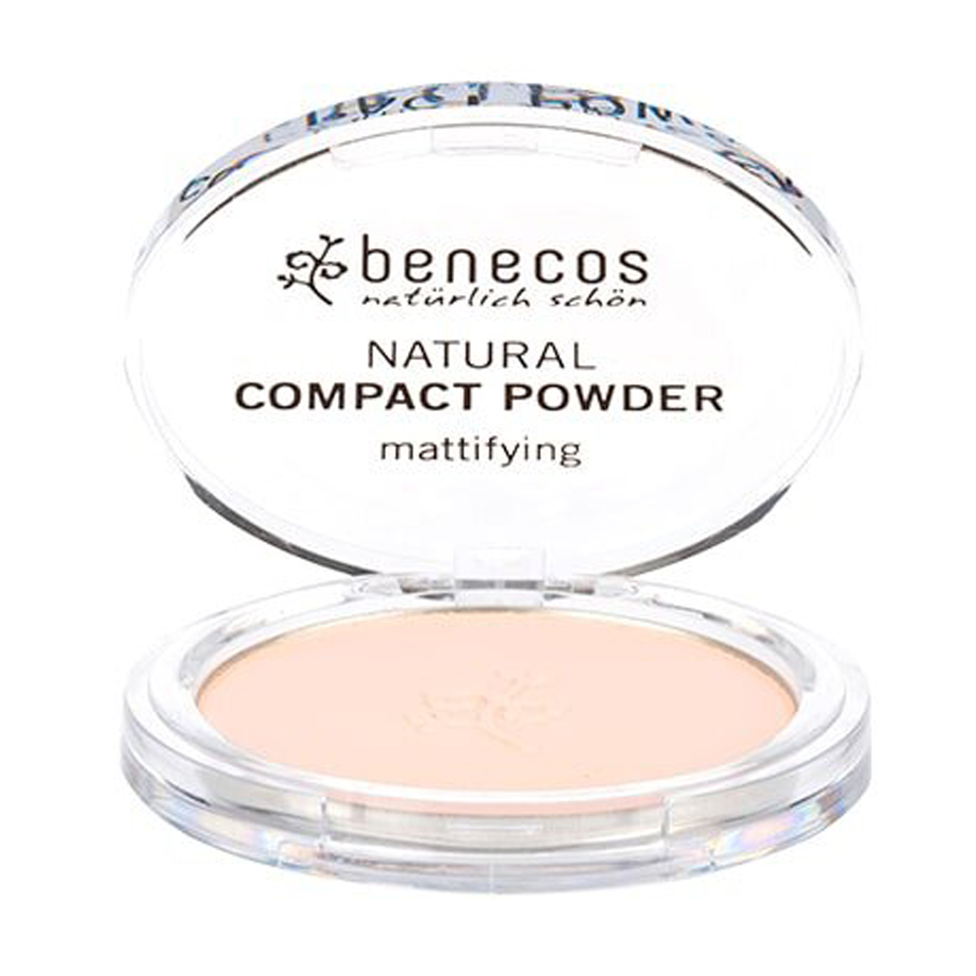 Уцінка! Компактна пудра для обличчя Benecos Natural Compact Powder, Fair, 9 г