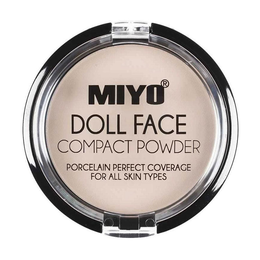 Уцінка! Компактна пудра для обличчя Miyo Doll Face Compact Powder 01 Vanilla, 7.5 г